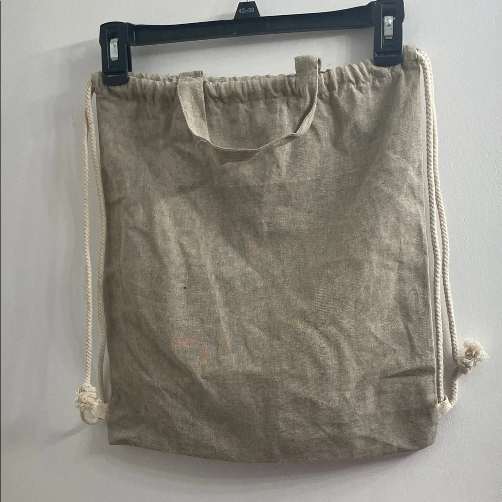 Boeing Tan Drawstring Backpack - Picture 2 of 5
